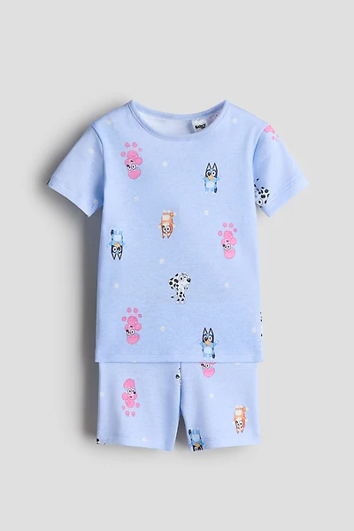 Pyjama Bien Ajusté en jersey imprimé