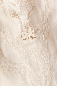 Lace-Trimmed Camisole Top