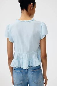 Puff-Sleeved Blouse