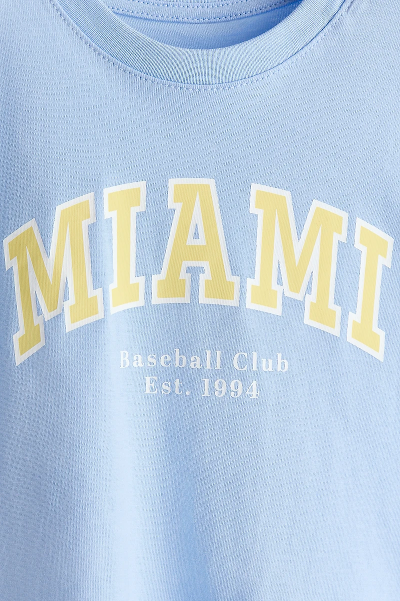 Printed Cotton T-Shirt