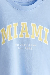 Printed Cotton T-Shirt