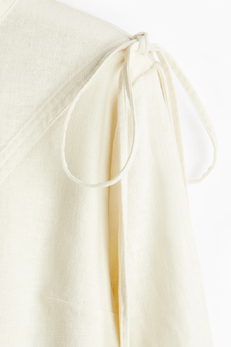 Robe en lin mélangé