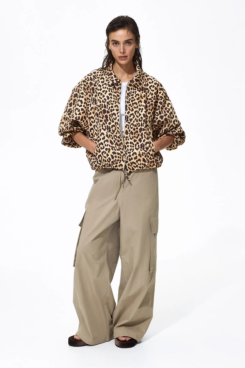 Veste ample à effet bouffant au bas