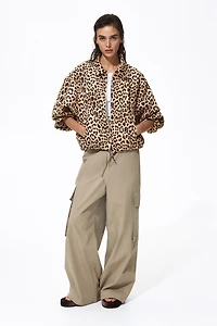 Veste ample à effet bouffant au bas