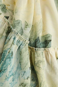 Ruffled Chiffon Dress