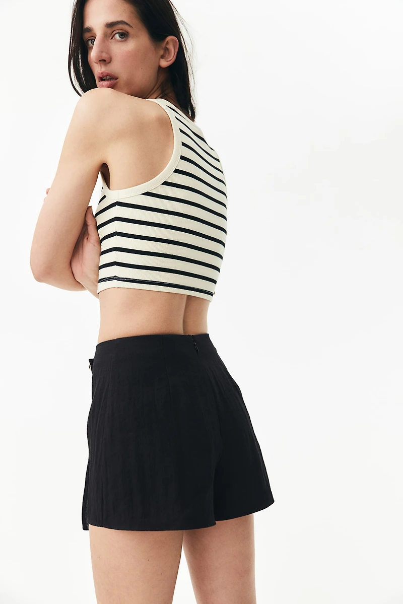 Jupe-short croisée