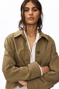 Cotton Twill Shacket