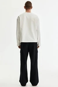 Relaxed-Fit Cotton Cargo Pants