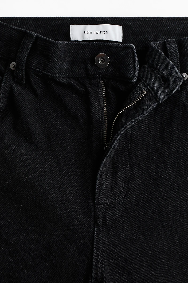 Crochet-Look-Detail Jeans