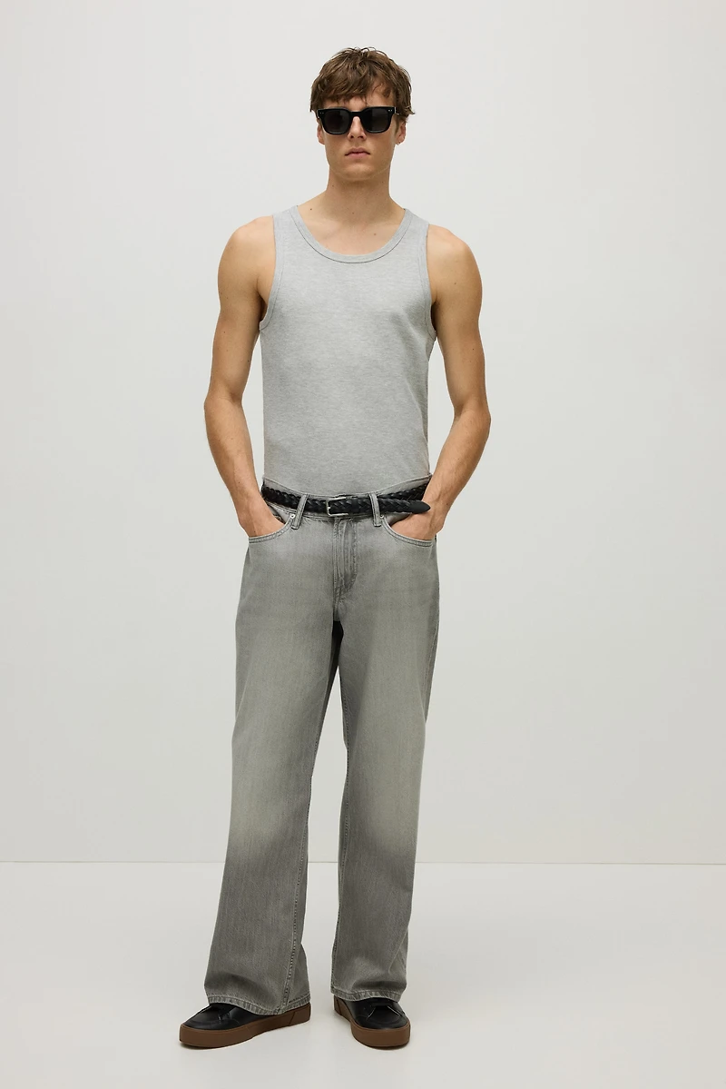 Slim Fit Ribbed Tank Top