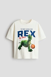 Oversized T-Shirt with Printed Motif