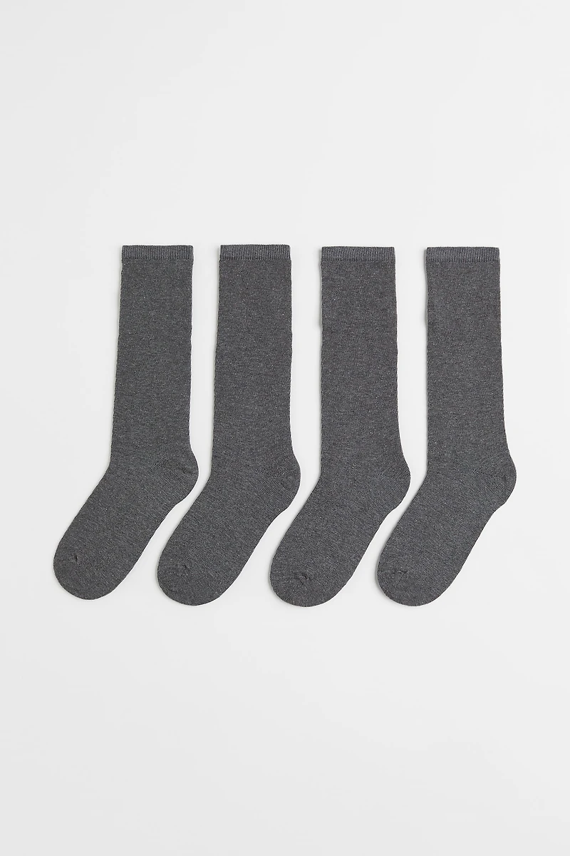 4-Pack Knee Socks