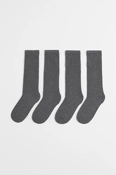 4-Pack Knee Socks