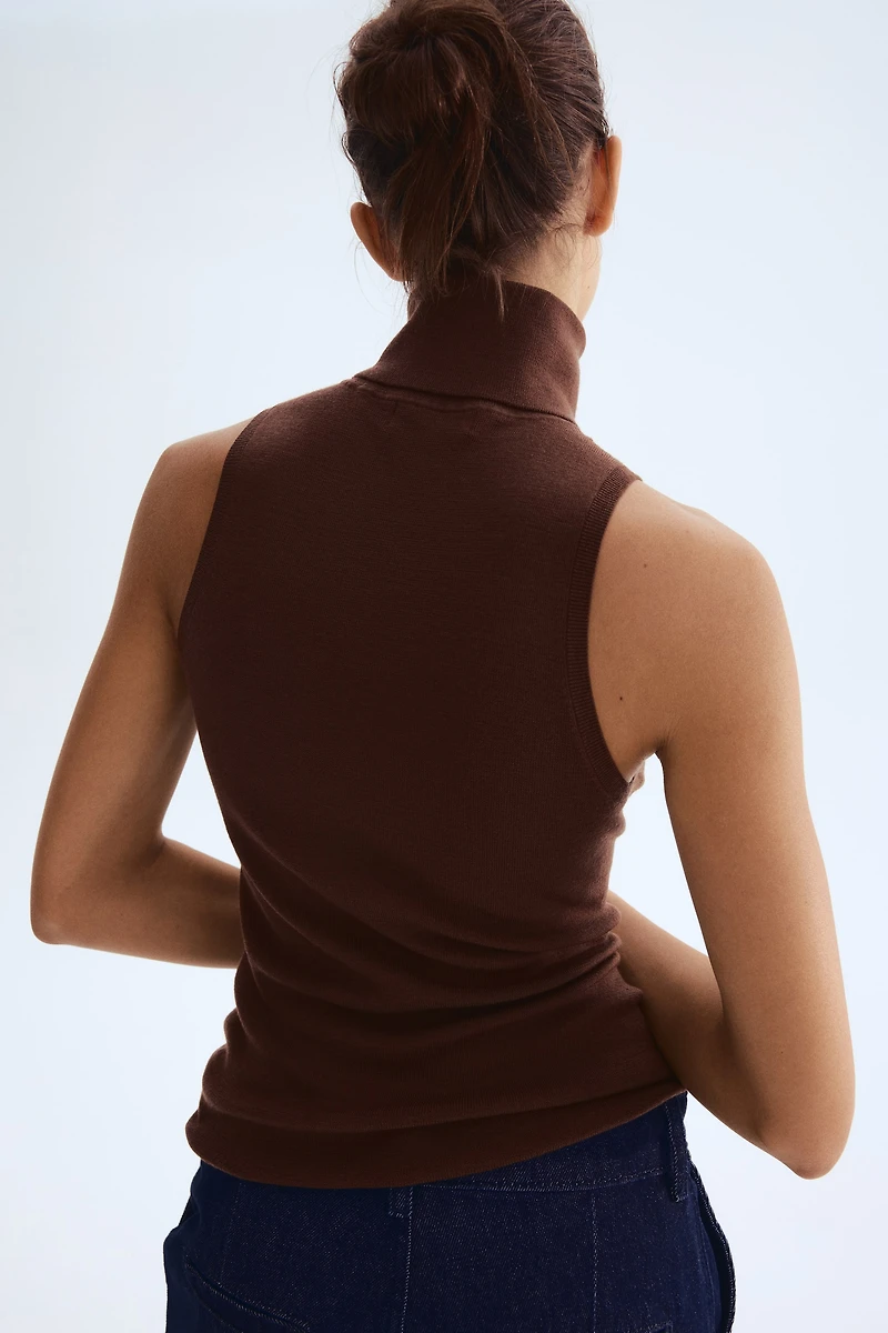 Haut col roulé en laine