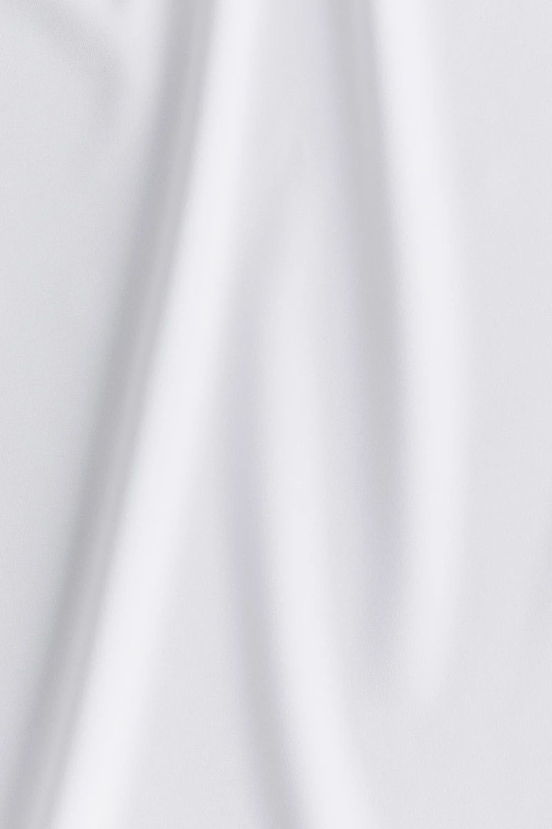Microfiber Mock Turtleneck Top