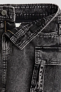 Cargo-style Twill Skirt