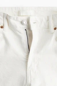 High Rise Slim Straight Ankle Jeans