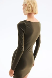 Draped Mini Dress