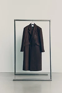 Double-Breasted Wool Coat
