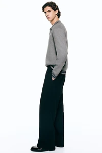 Relaxed-Fit Long-Sleeved Polo Shirt