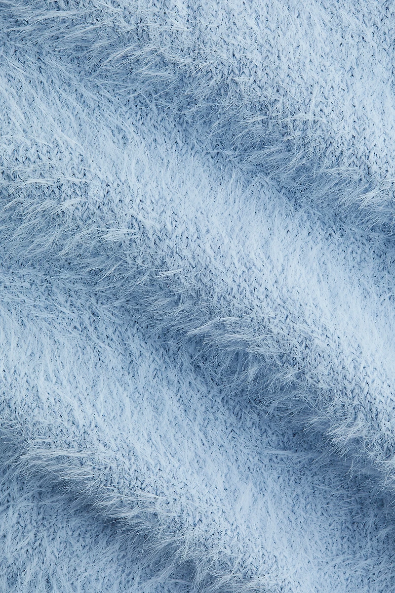 Brushed Fine-Knit Sweater