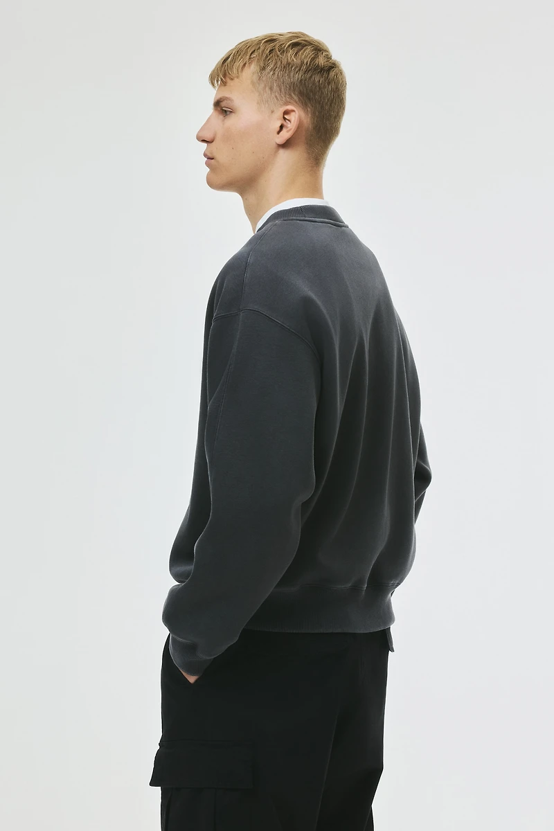 Loose-Fit Printed Sweatshirt