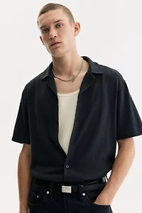 Regular-Fit Jersey Resort Shirt
