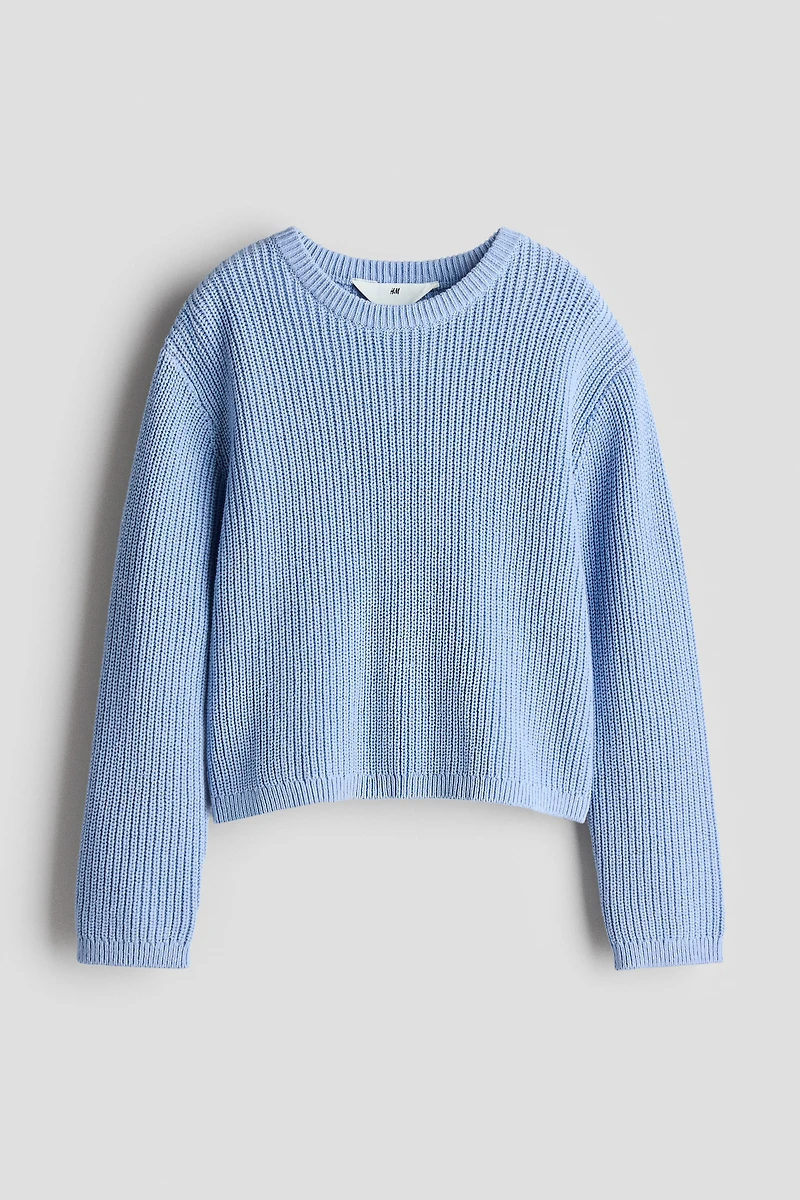 Rib-Knit Sweater