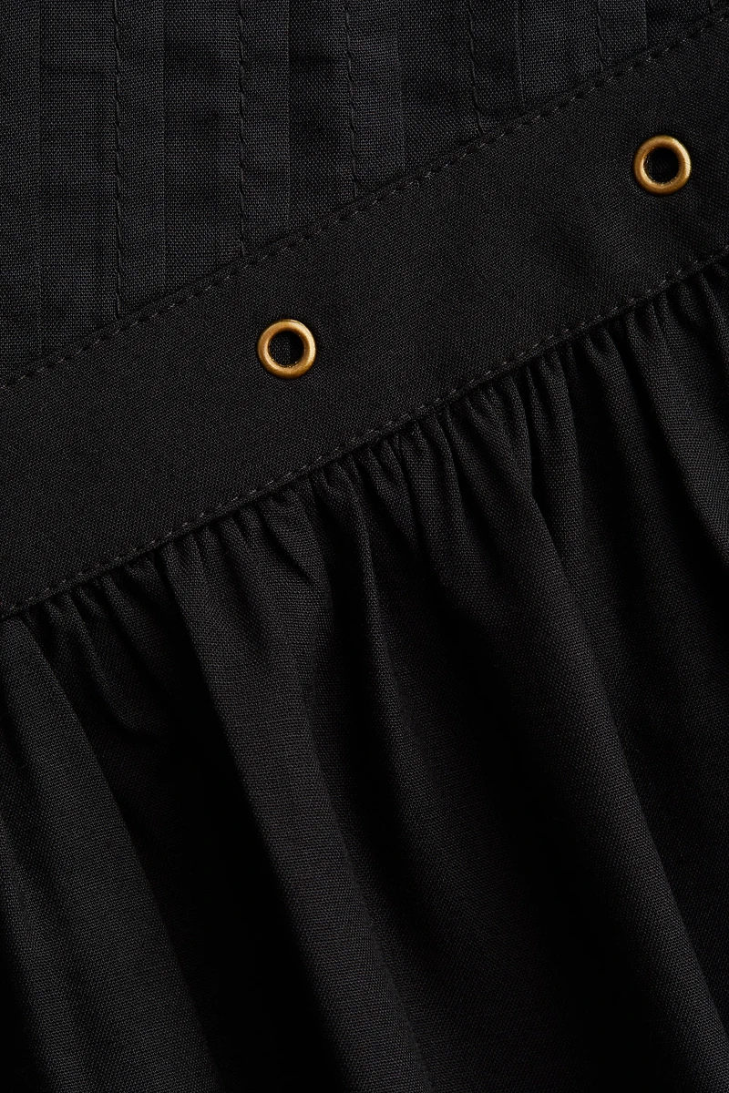Gathered Mini Skirt
