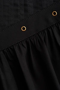Gathered Mini Skirt