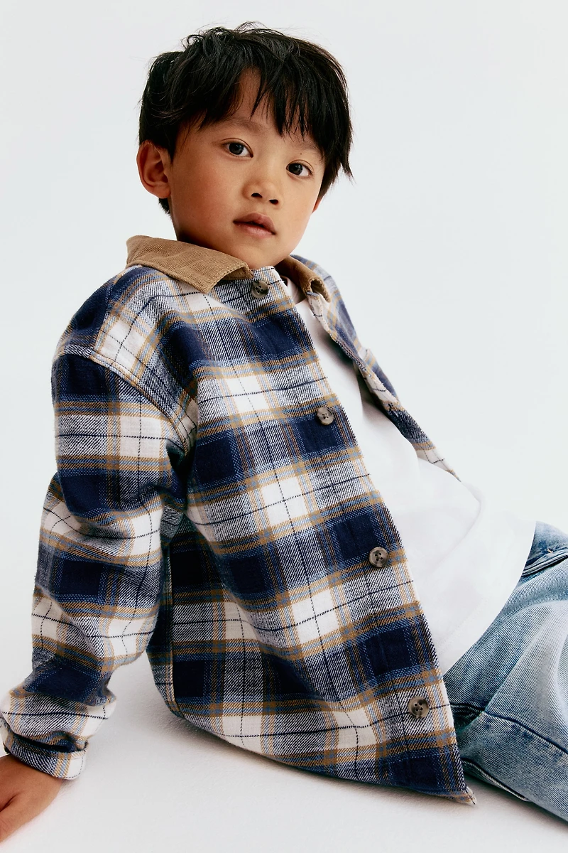 Cotton Flannel Overshirt