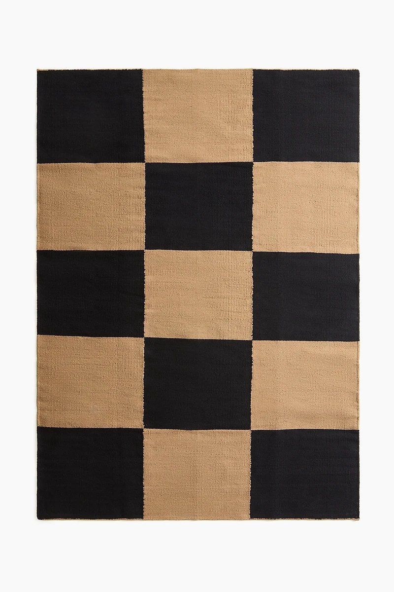 Checked Cotton Rug
