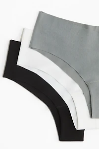 3-Pack Invisible Cotton Hipster Briefs