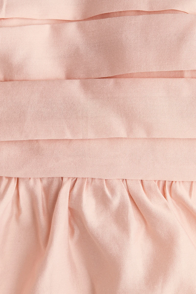 Bubble-Hem Bandeau Top