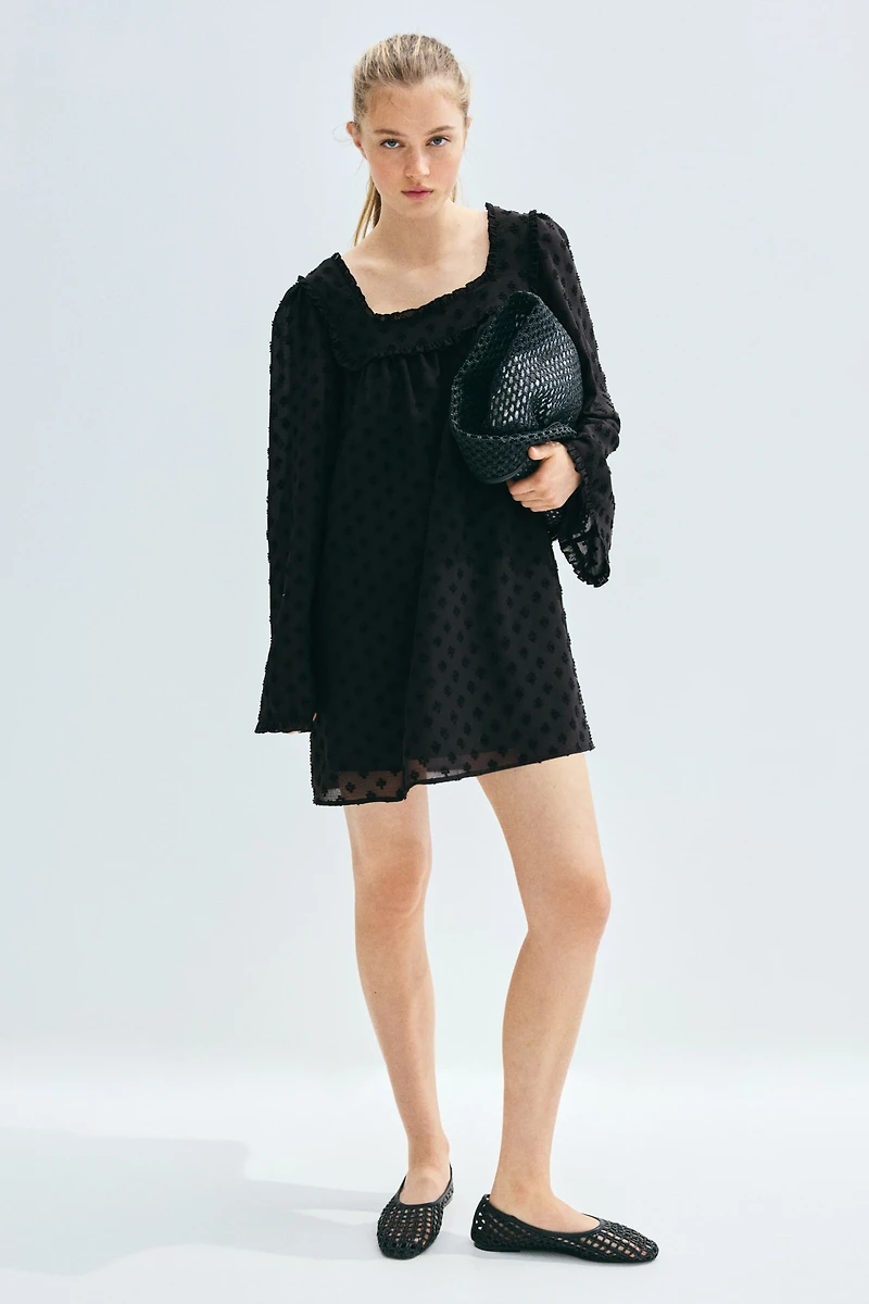 Sheer Plumeti Dress