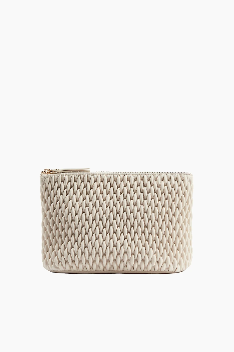 Quilted Makeup Bag