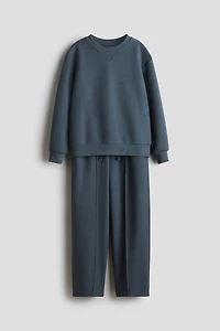 Ensemble 2 pièces en molleton texturé