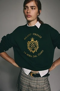 Sweatshirt with Motif