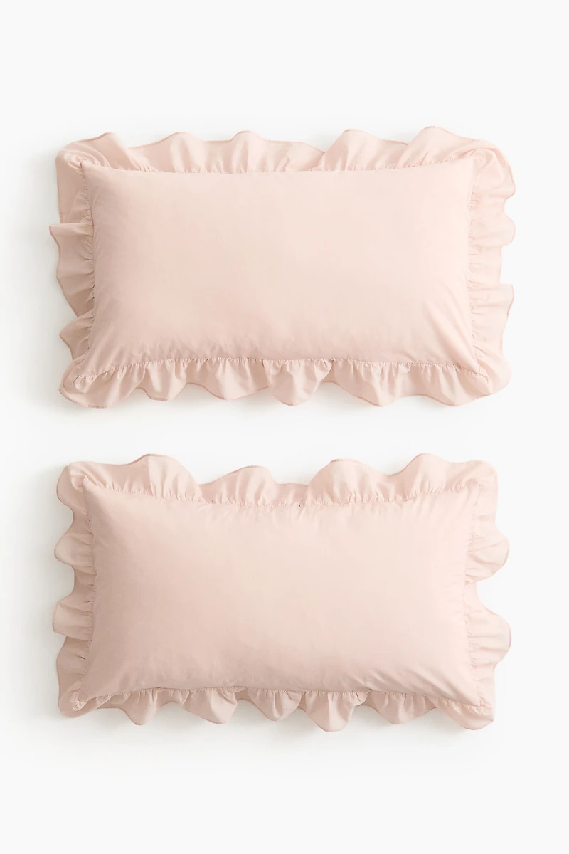 2-Pack Ruffle-Trimmed Pillowcases