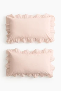 2-Pack Ruffle-Trimmed Pillowcases