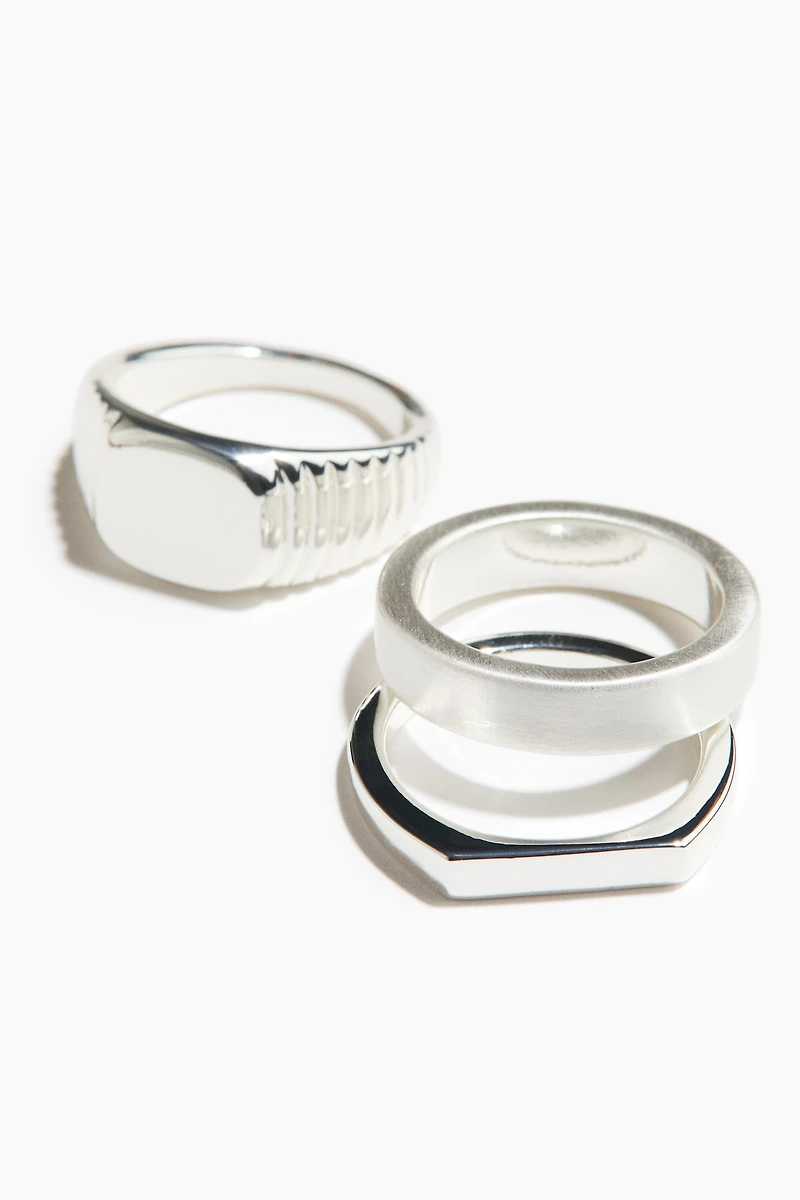 3-Pack Metal Rings