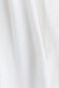 Linen-Blend Shirt Dress