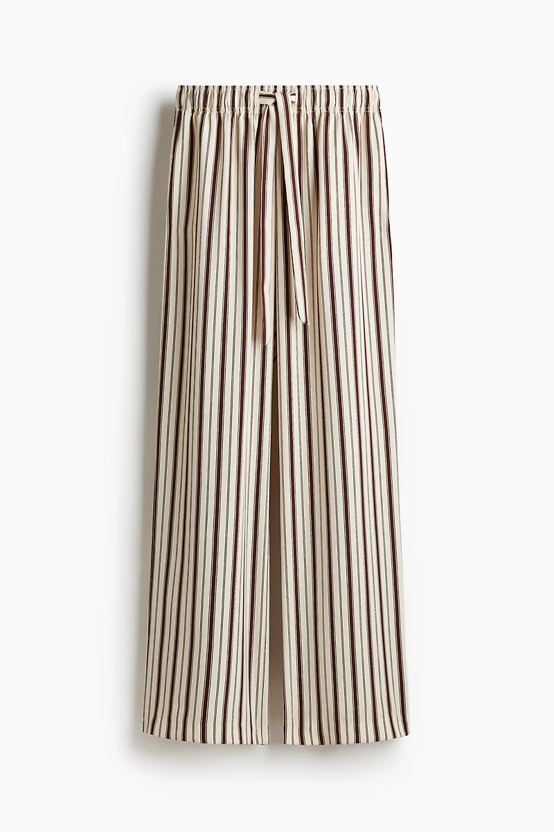 Pantalon en sergé avec cordon de serrage