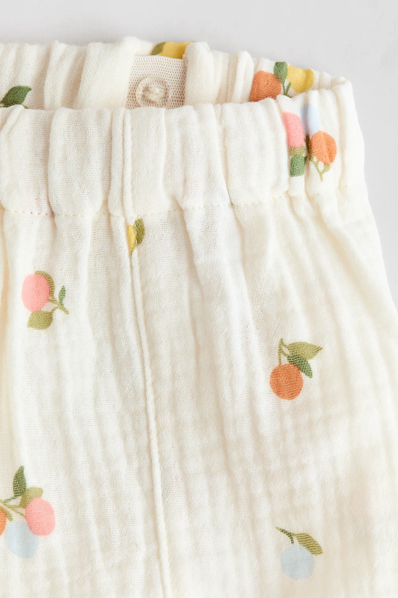 Ensemble 2 pièces en mousseline de coton