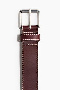 Leather belt