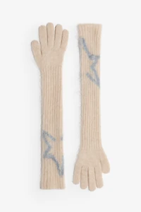Mohair-Blend Gloves