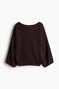 Batwing-Sleeved Sweater