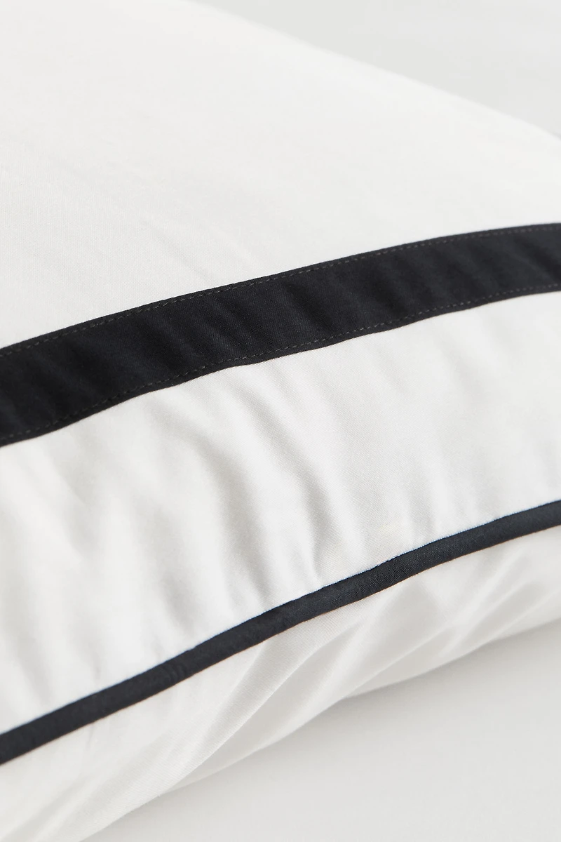 Taie d'oreiller en satin de coton