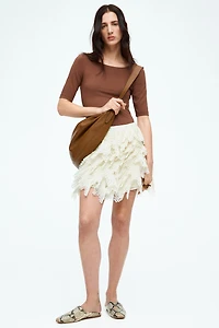 Ballerina-Neckline Top