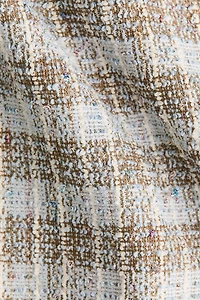 Haut en tricot bouclé avec ceinture